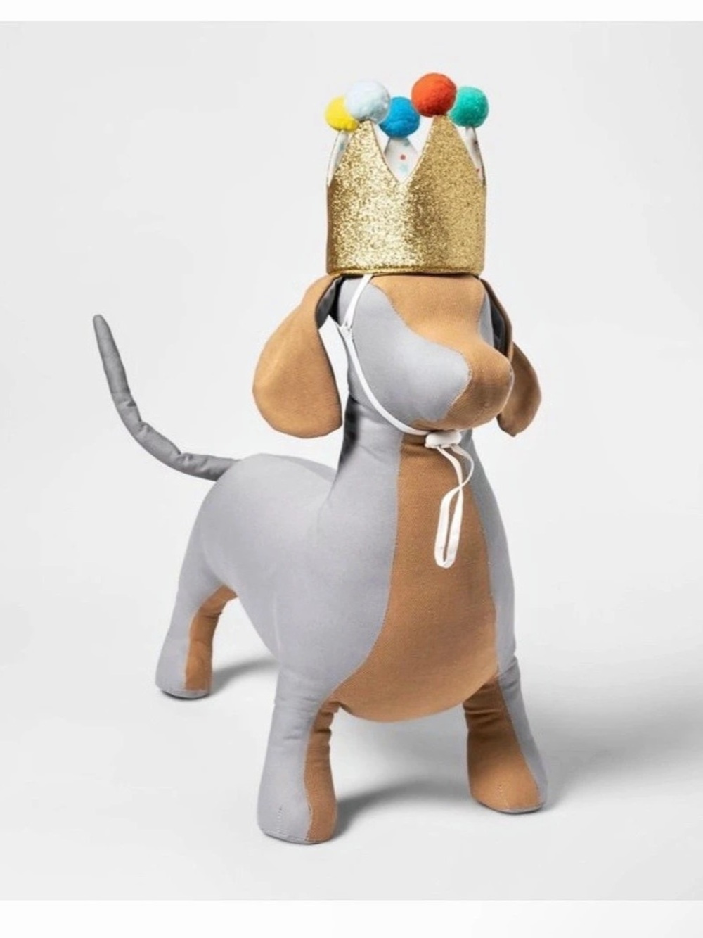 5/$15🐙 Boots & Barkley Pet Birthday Crown Gold NWT